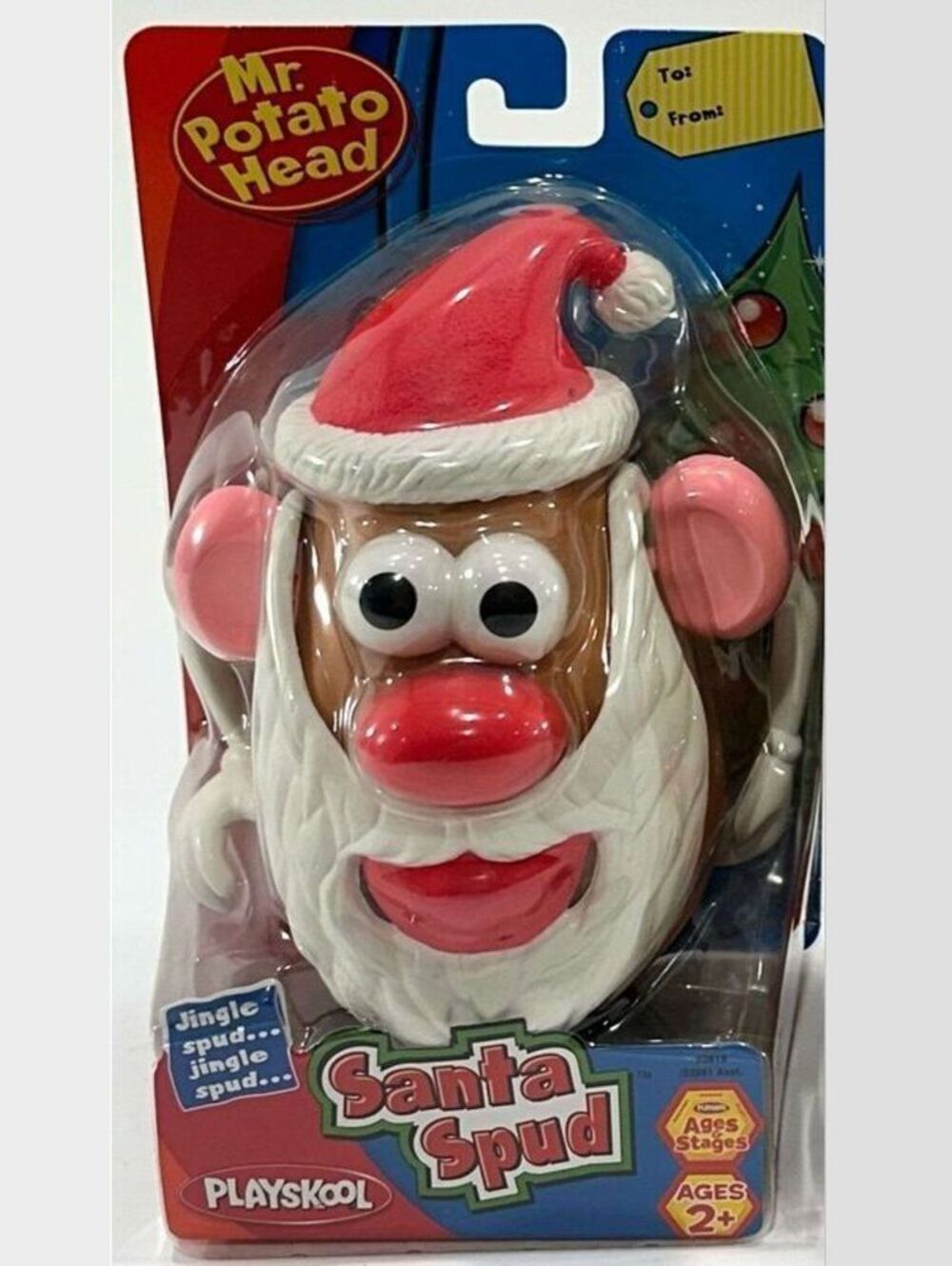 Vintage Mr. Potato Head Santa Spud Santa Claus Christmas Playskool NIB